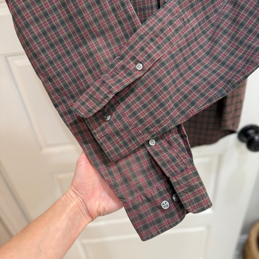 Ralph Lauren Classic Fit Plaid Brushed Flannel Shirt Large - Picture 6 of 9